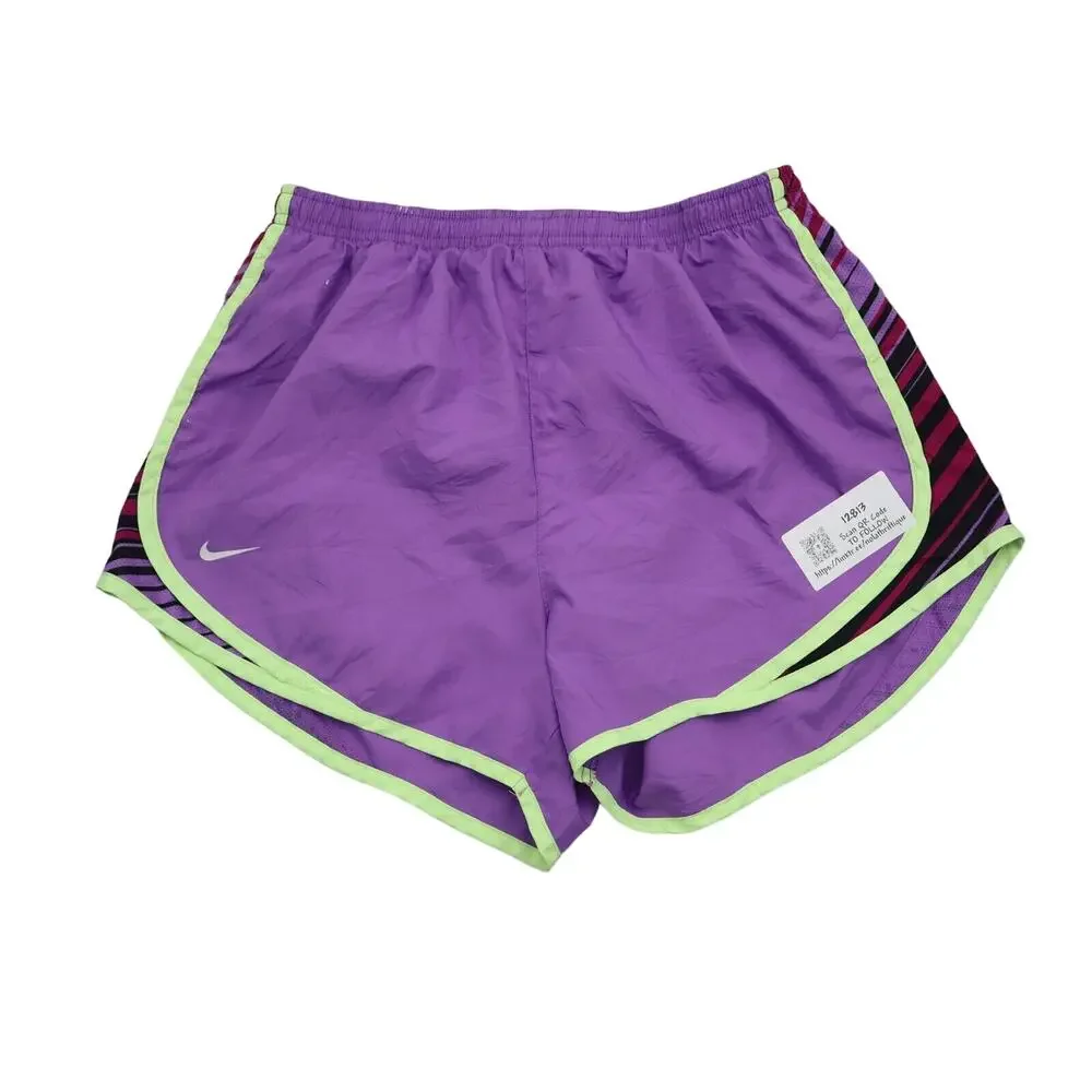Nike Shorts Womens M Purple Dri Fit Dolphin Style Active Work Out Fitness Bottom